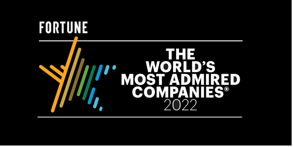 Fortune World’s Most Admired Companies (entreprises les plus admirées au monde) 2022