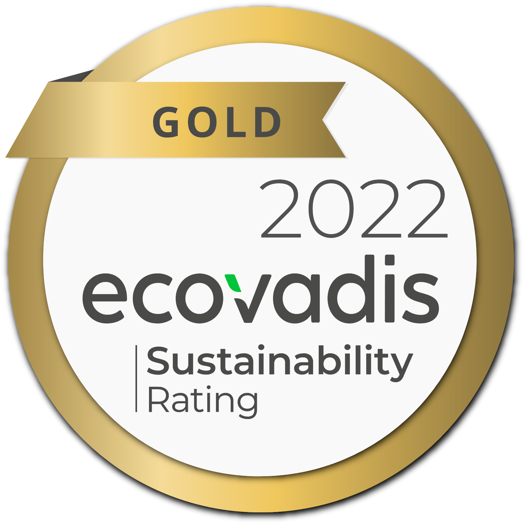 Cote de durabilité Gold 2022 Ecovadis