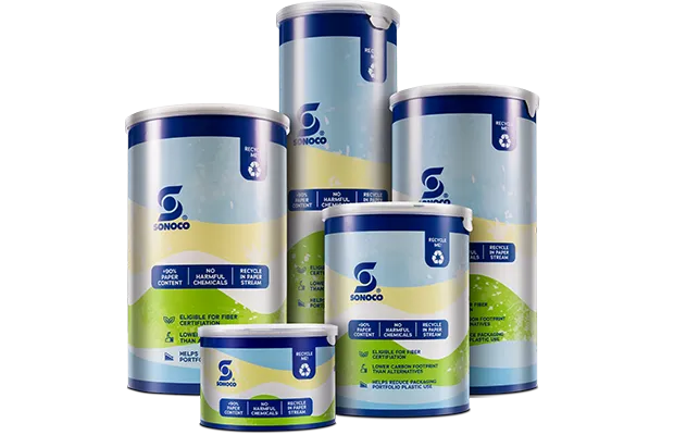 Récipients en papier rigide : Récipients en papier rigide