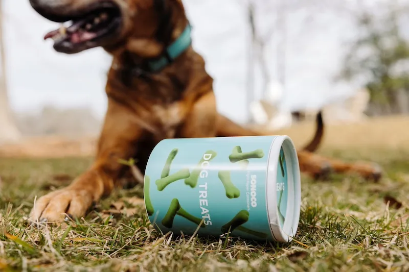 Gâteries pour chiens GreenCanMD avec chiens