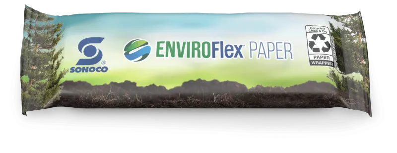 Emballage en papier EnviroFlex scellé à froid