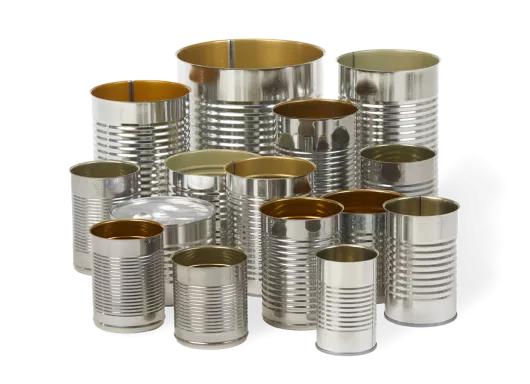Image de boîtes de conserve en métal 3 pièces sans fermeture